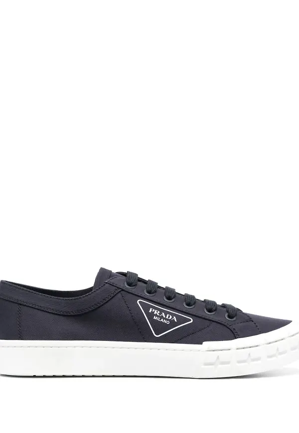 Prada Prada Wheel Cassetta låga sneakers - Blå
