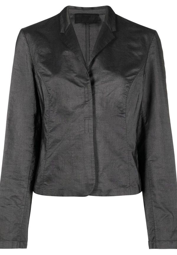 Prada Pre-Owned blazer med dold knäppning från 1990-talet - Grå