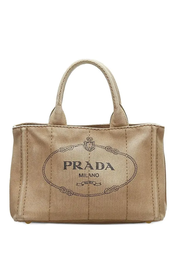 Prada Pre-Owned Canapa totebag - Brun