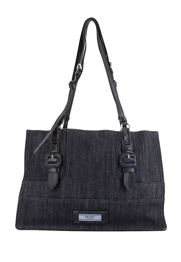 Prada Pre-Owned Etiquette handväska - Blå