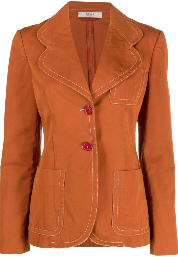 Prada Pre-Owned jacka från 1990-talet - Orange