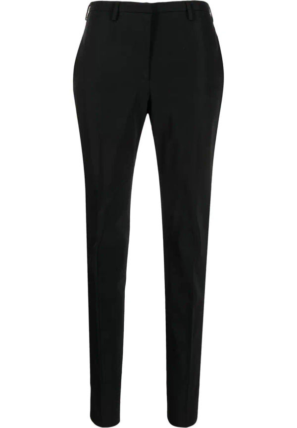 Prada Pre-Owned skräddad slim fit-byxor från 2000-talet - Svart