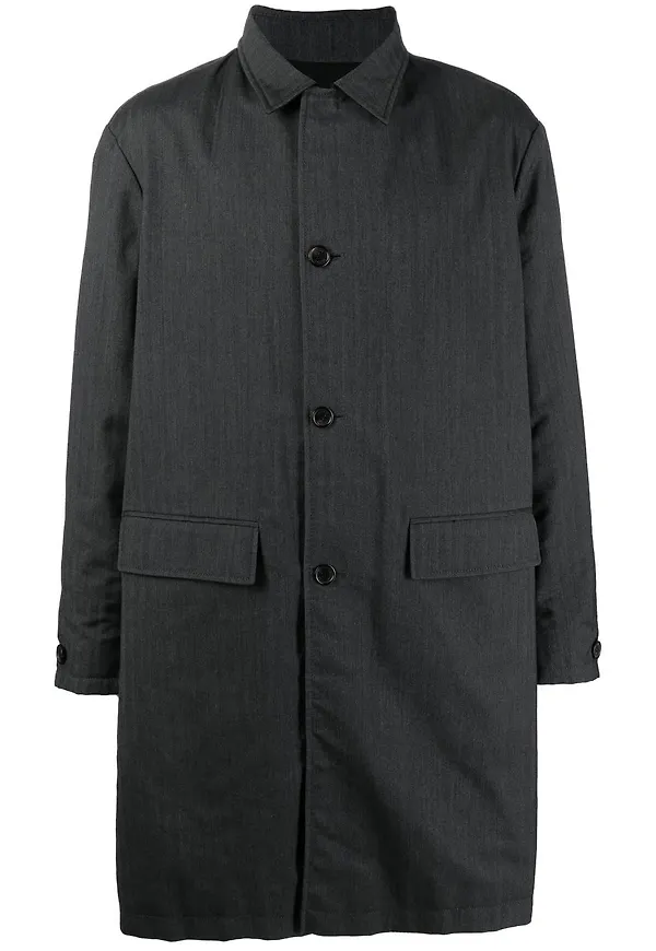 Prada Pre-Owned vändbar knälång kappa från 1990-talet - Svart