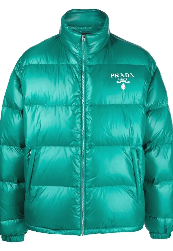 Prada puffjacka - Grön