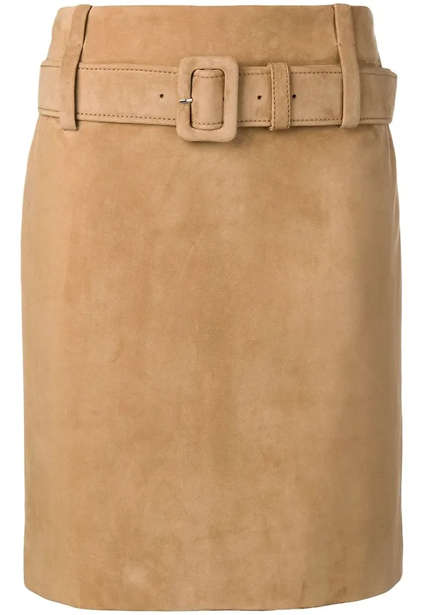 Prada rak skinnkjol - Neutral
