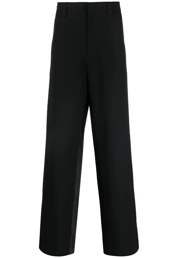 Prada raka finbyxor - Svart