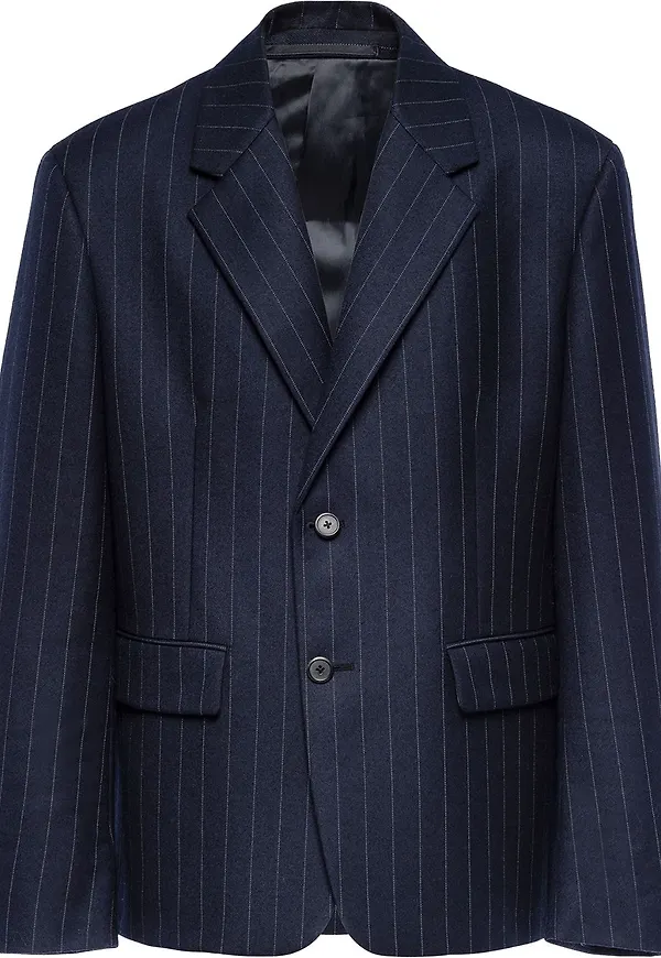 Prada randig blazer - Blå