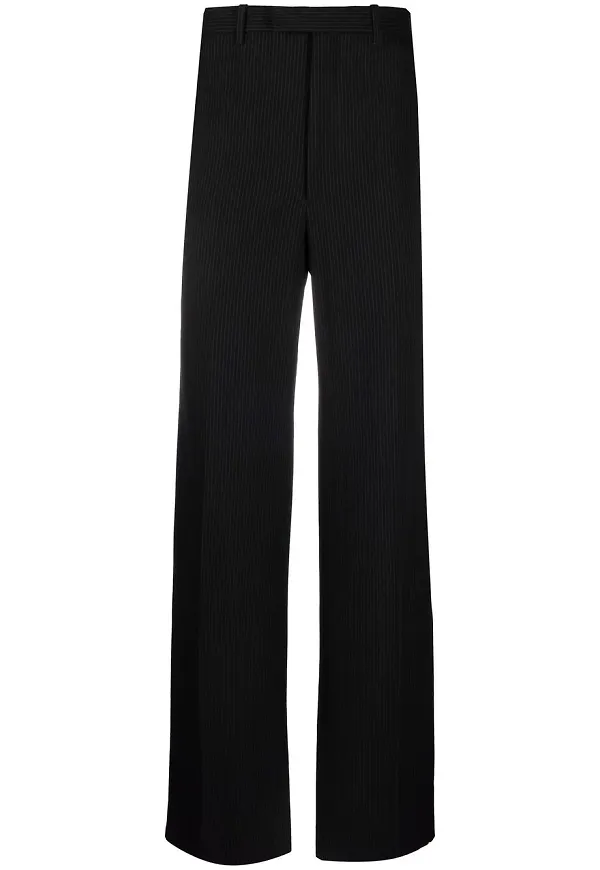 Prada randiga finbyxor - Svart