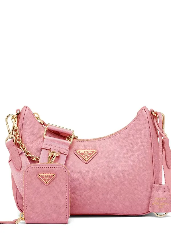 Prada Re-Edition axelväska från 2005 - Rosa