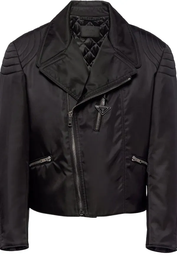 Prada Re-Nylon bikerjacka - Svart