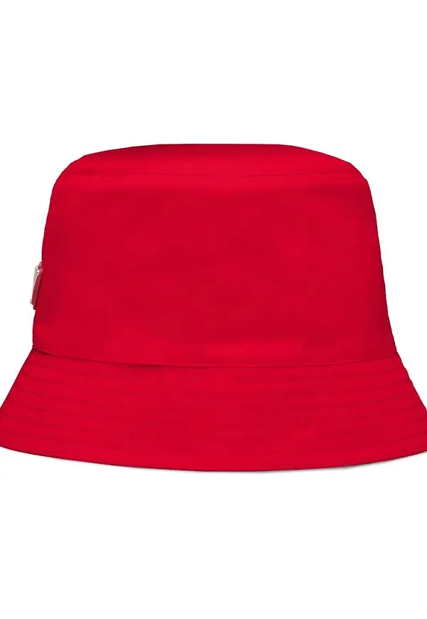 Prada Re-Nylon fiskehatt - Röd