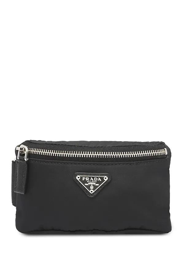 Prada Re-Nylon liten pouch - Svart