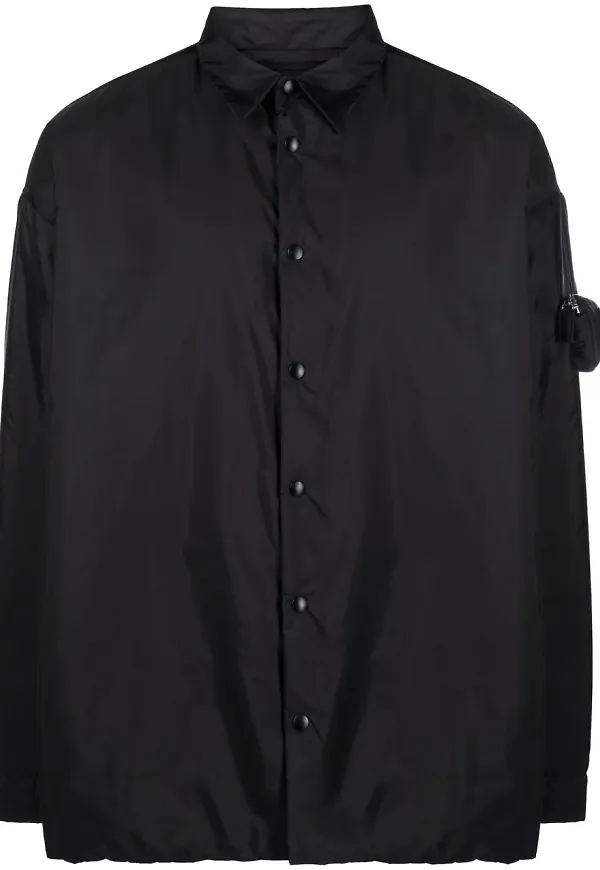 Prada Re-Nylon lättviktsjacka - Svart