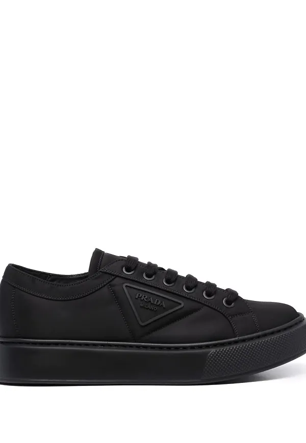 Prada Re-Nylon låga sneakers - Svart