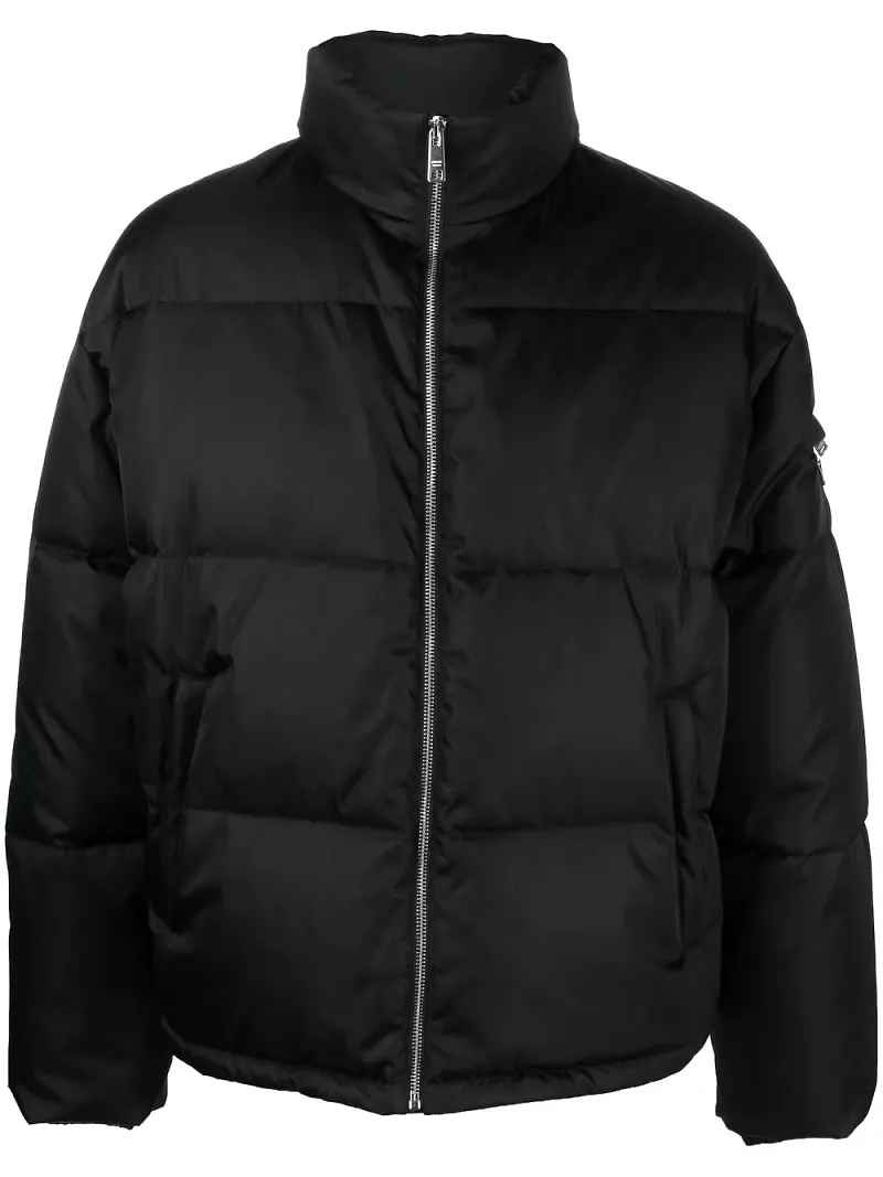 Prada Re-Nylon puffjacka - Svart