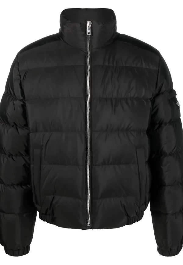 Prada Re-Nylon puffjacka - Svart