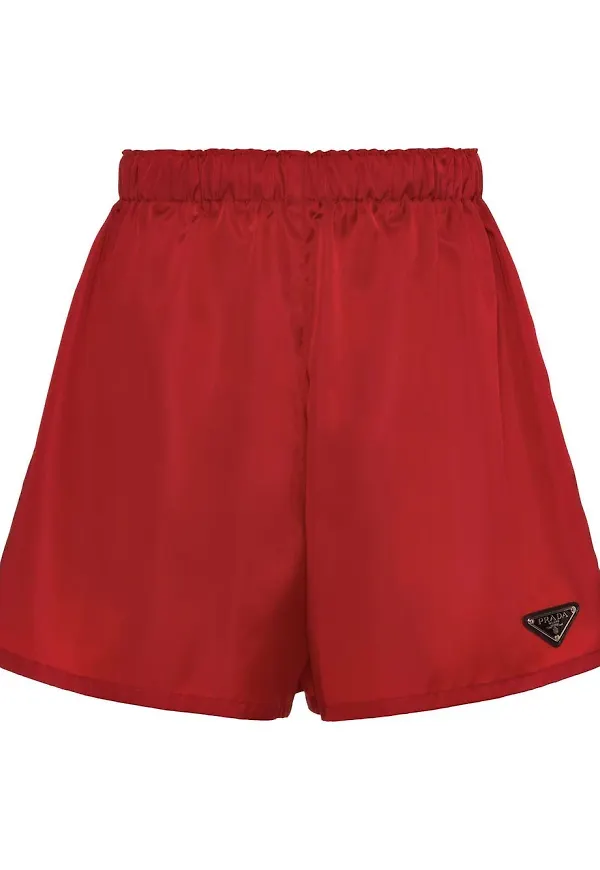 Prada Re-Nylon shorts - Röd