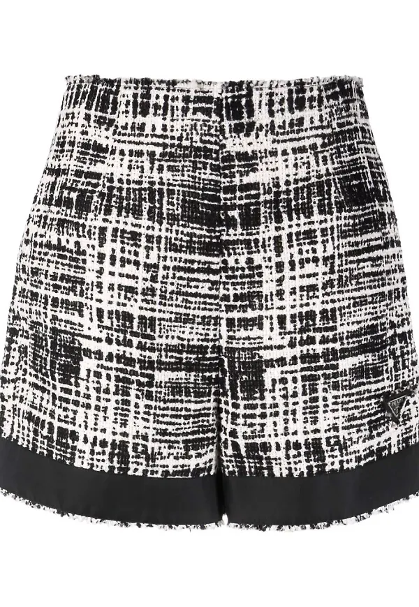 Prada Re-Nyon vävda shorts - Svart