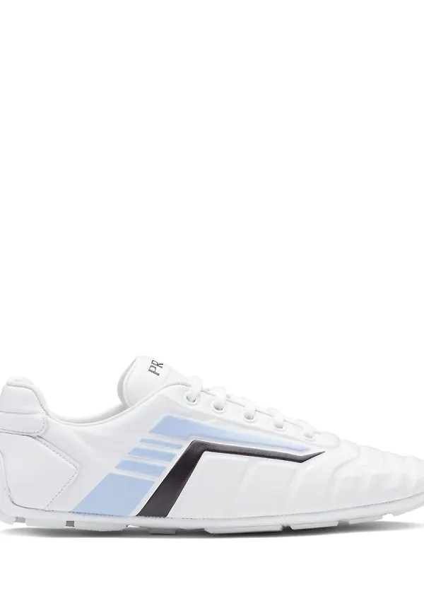 Prada Rev sneakers med snörning - Vit