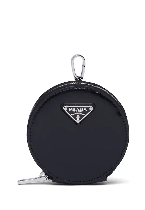Prada rund liten pouch - Svart