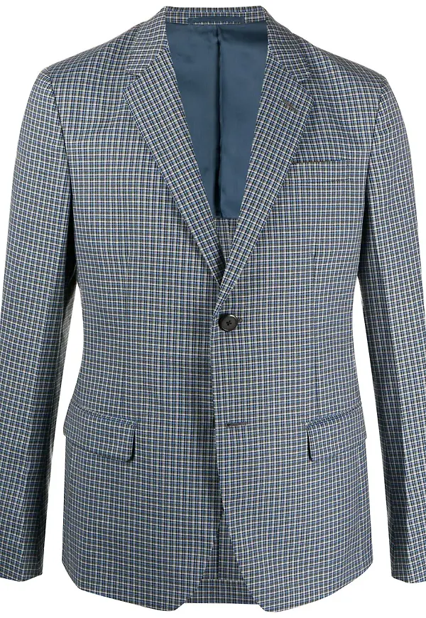 Prada rutig blazer - Blå