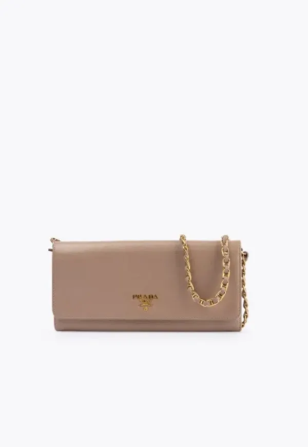 Prada Saffiano Wallet On Chain