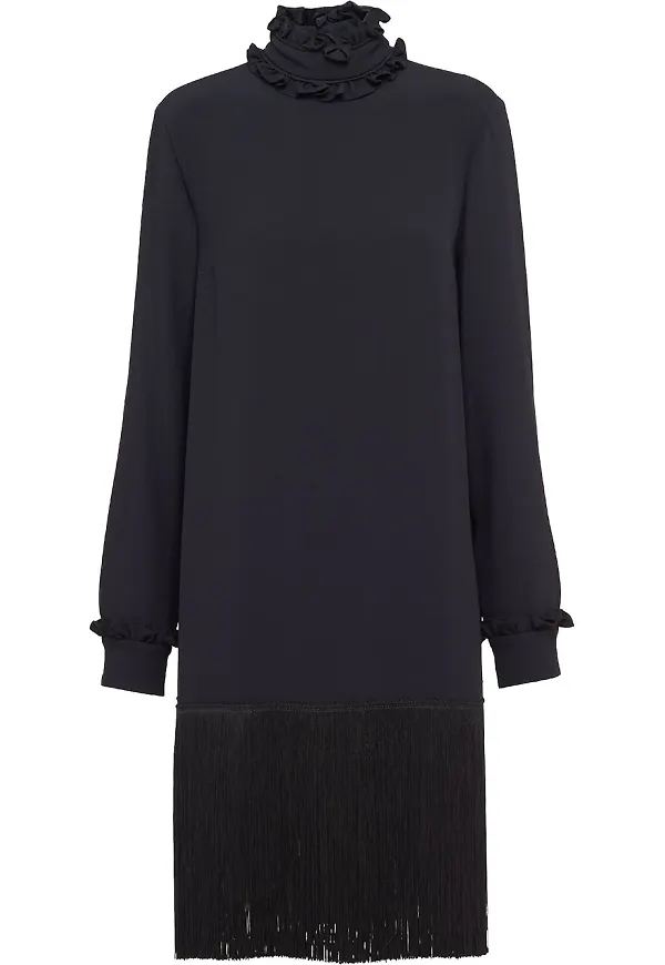 Prada satinklänning - Svart