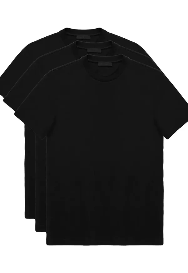 Prada set med 3 t-shirts - Svart