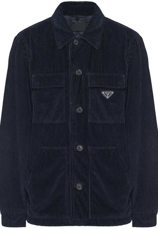 Prada skjortjacka i manchester - Blå