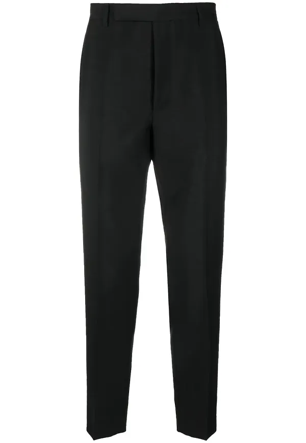 Prada slacks med sidorand - Svart