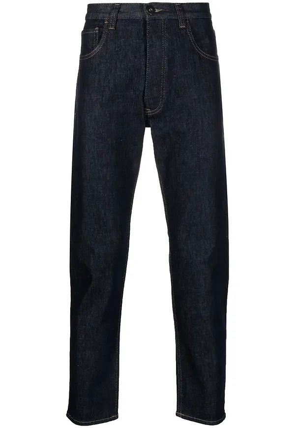 Prada slim fit-jeans - Blå