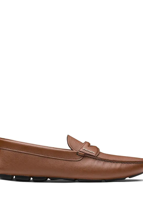 Prada slip on-loafers - Brun