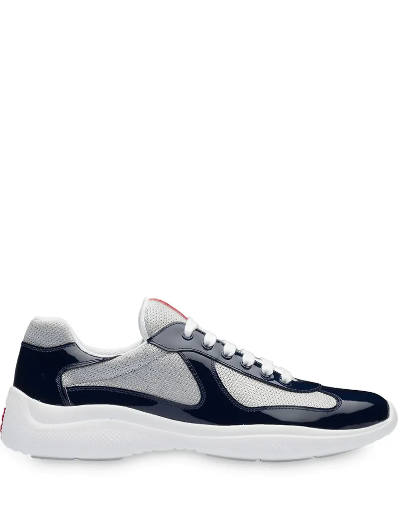 Prada sneakers i tekniskt material - Blå