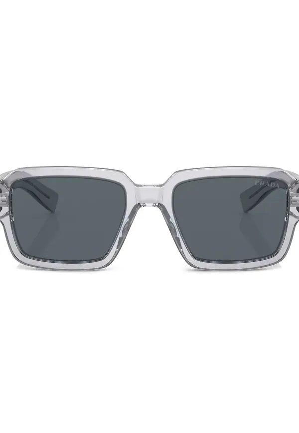 Prada solglasögon med transparenta bågar - Grå