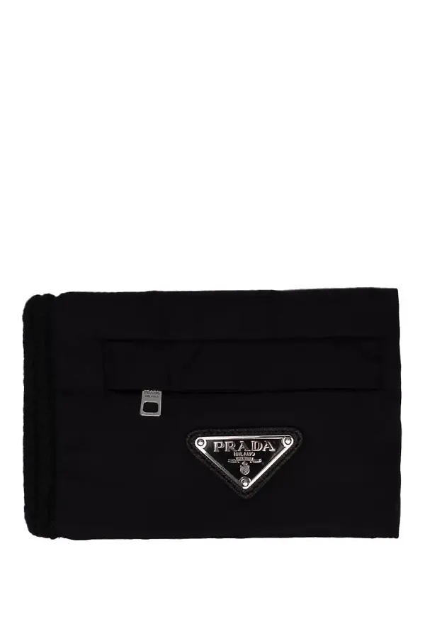 Prada stickad plånbok - Svart