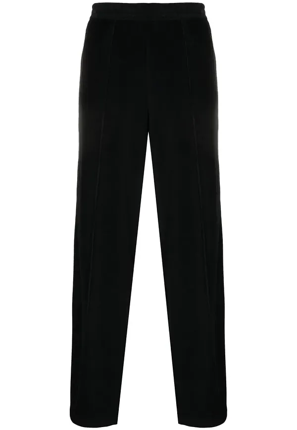 Prada sweatpants i sammet - Svart
