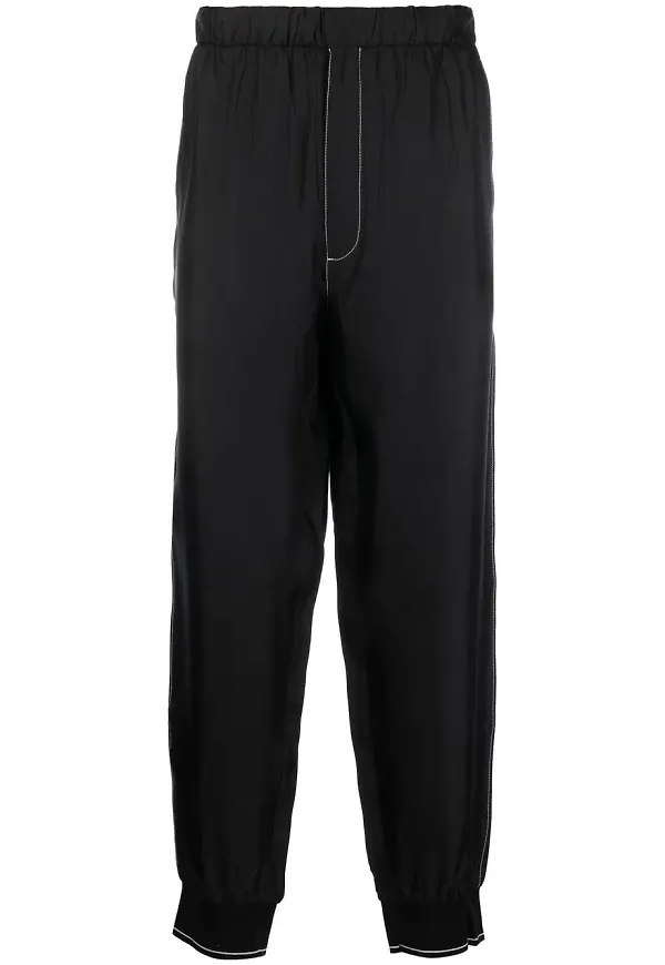 Prada sweatpants med elastisk midja - Svart