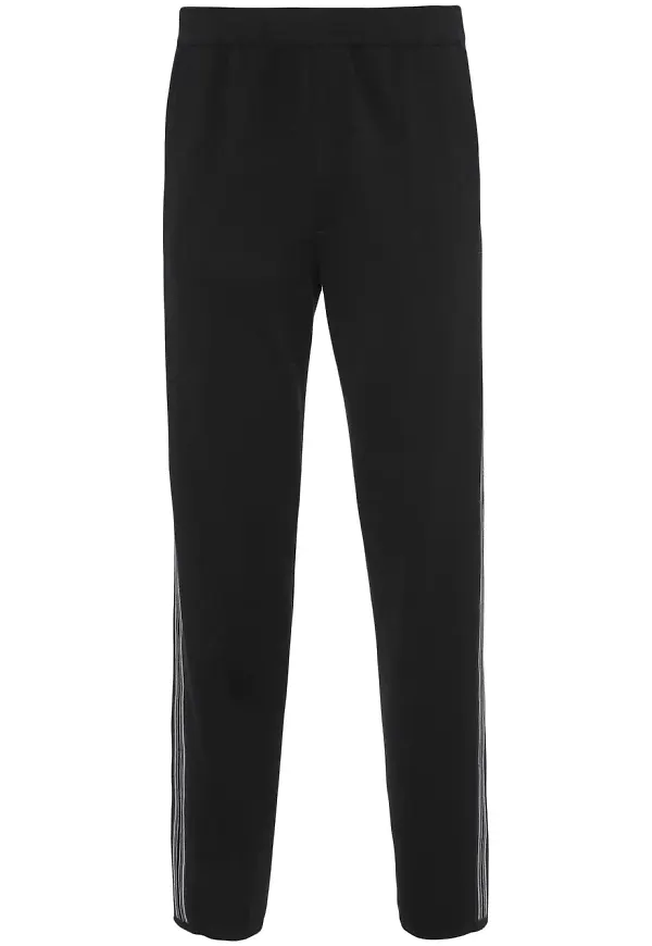 Prada sweatpants med randdetalj - Svart