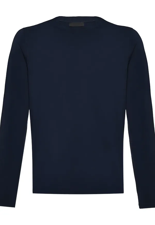 Prada t-shirt i stretch - Blå