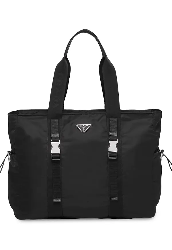 Prada totebag i nylon - Svart