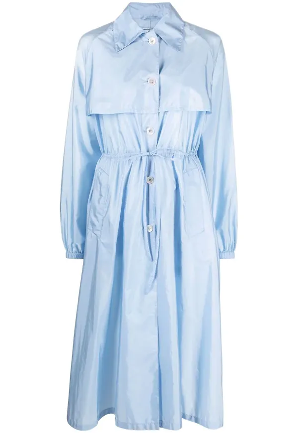 Prada trenchcoat i nylon - Blå