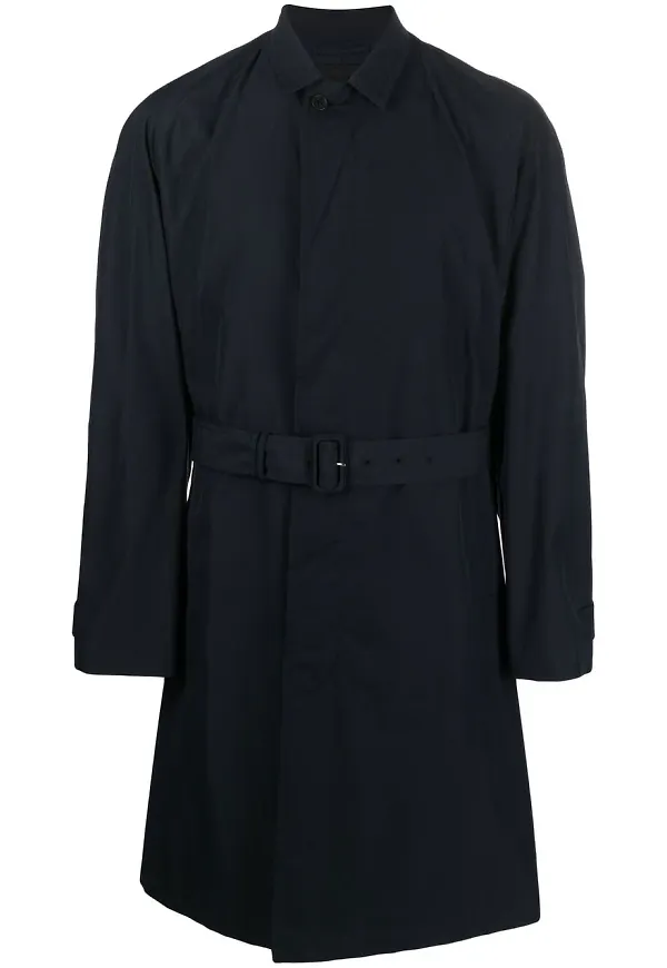 Prada trenchcoat med bälte - Blå