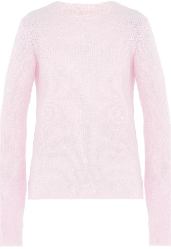 Prada tröja med rundad hals - Rosa