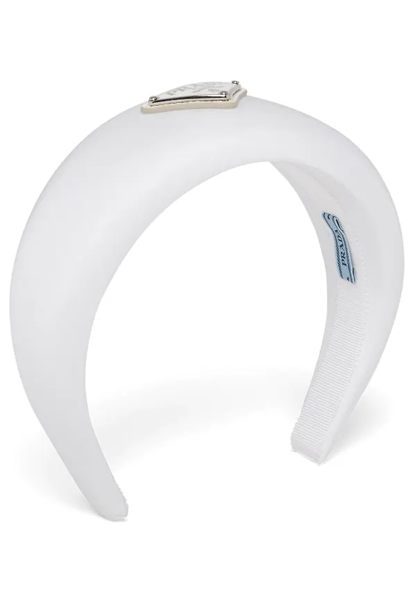 Prada vadderat diadem - Vit