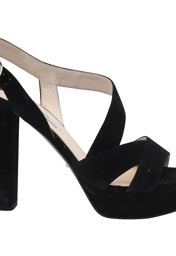 Prada Vintage - Vintage Skor - Svart - Dam - Storlek: 38 EU