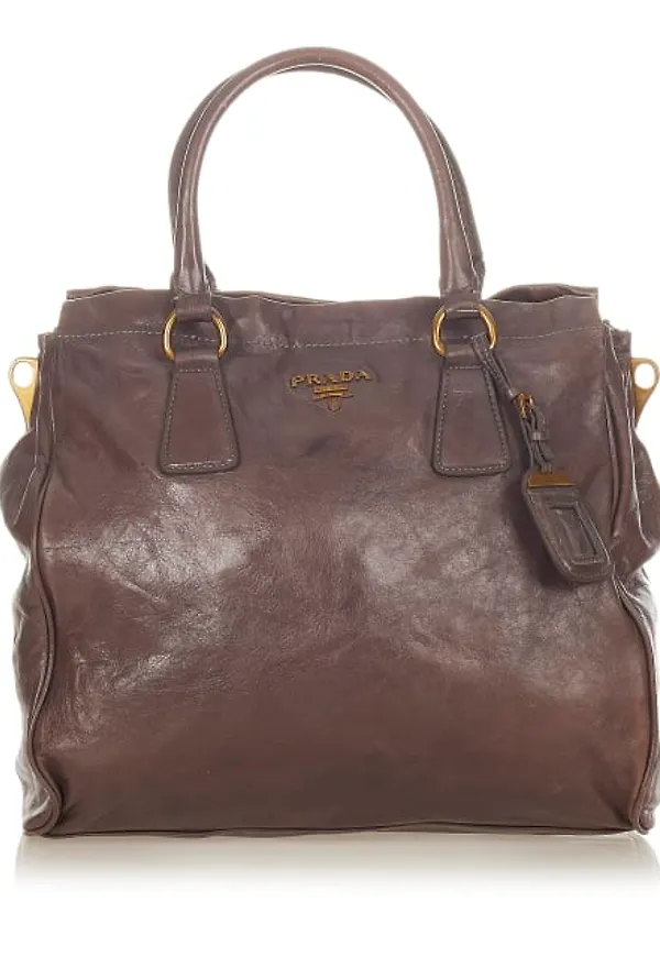 Prada Vitello Shine Satchel
