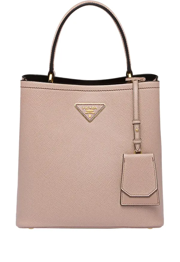 Prada väska i saffianoläder - Rosa