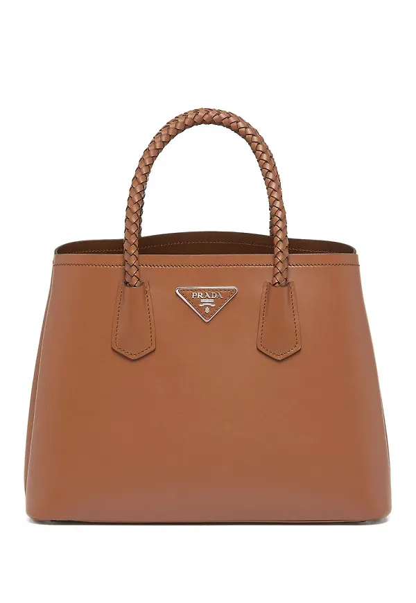 Prada vävd tote-väska - Brun