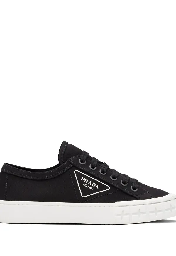 Prada Wheel låga sneakers - Svart
