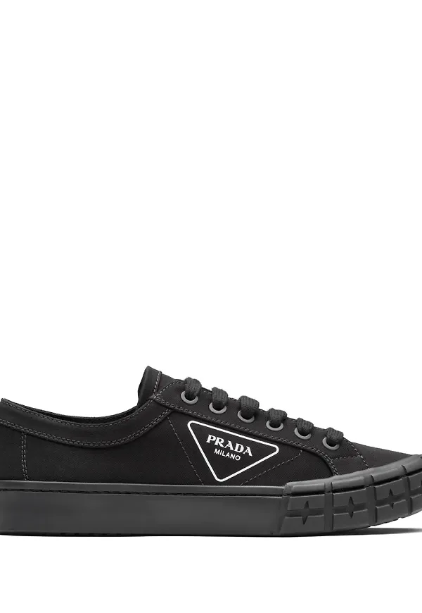 Prada Wheel låga sneakers - Svart